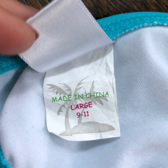 Island World Apparel Swim Island World Apparel Aqua Blue String